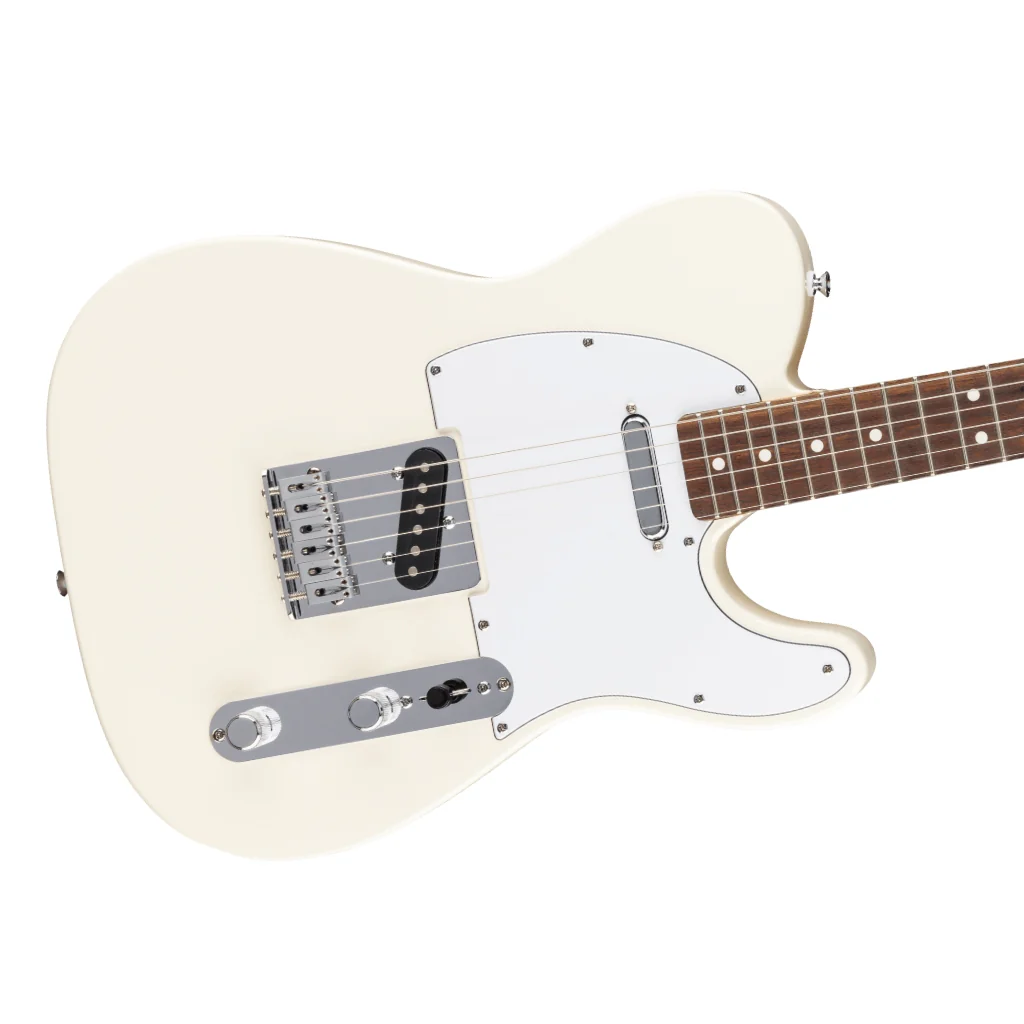 Fender Standard Telecaster, Laurel Fingerboard Electric Guitar - Olympic White - Image 8