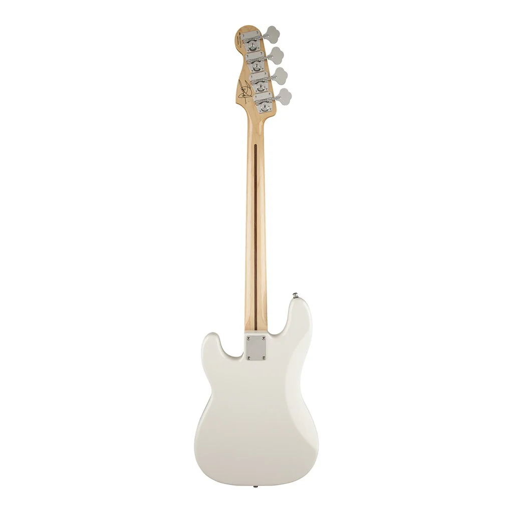 Fender Steve Harris Signature Precision Bass - Olympic White - Maple Neck - Image 3