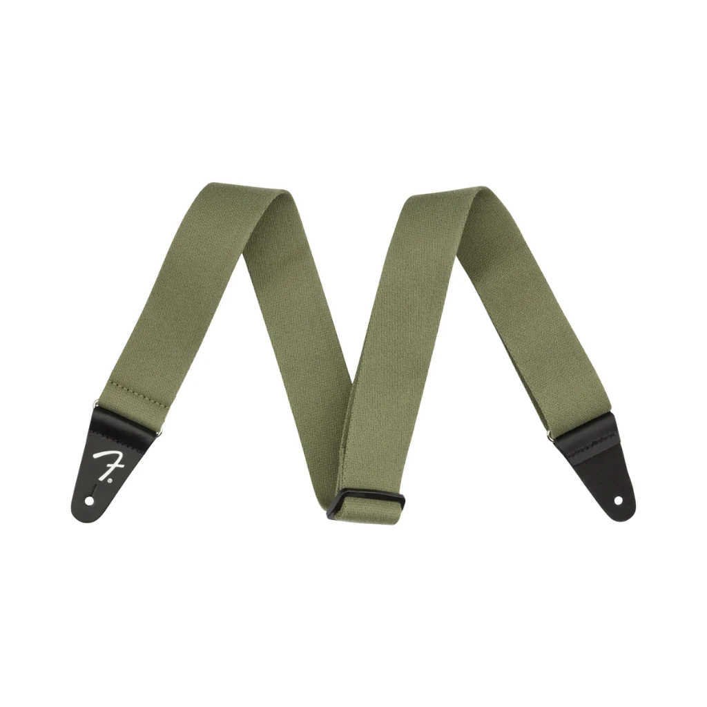 Fender SuperSoft Guitar Strap - Olive, 2"
