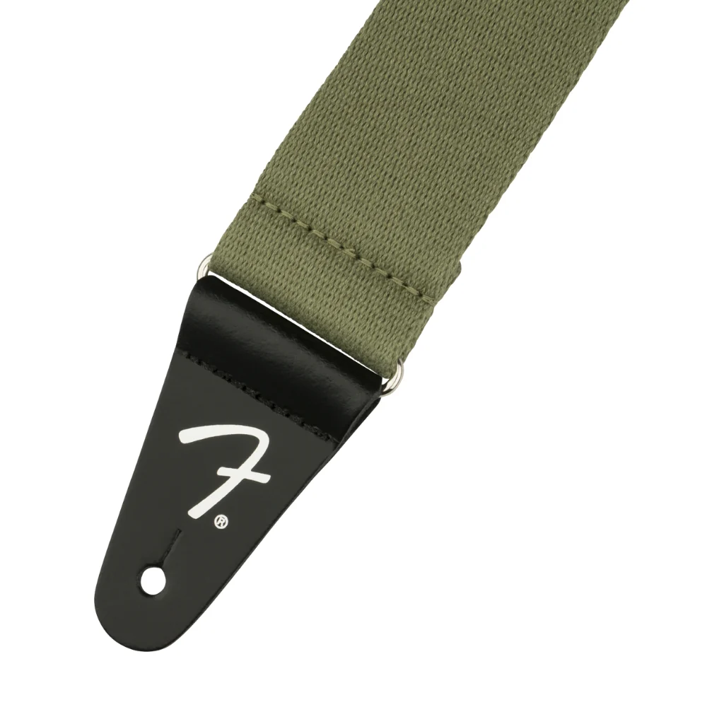 Fender SuperSoft Guitar Strap - Olive, 2" - Image 2