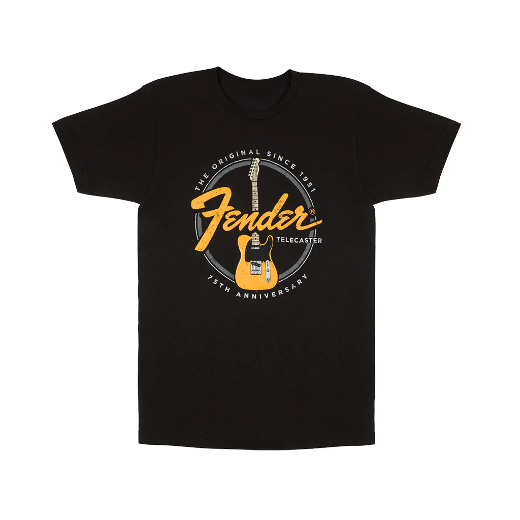 Fender Telecaster 75th Telecaster Tee Vintage Black - Medium