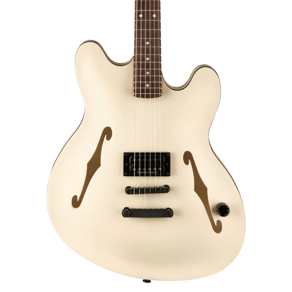 Fender Tom Delonge Starcaster in Satin Olympic White