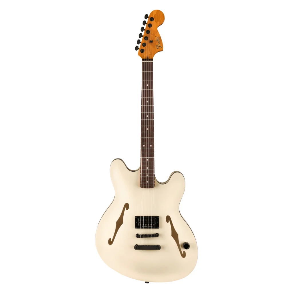 Fender Tom Delonge Starcaster in Satin Olympic White - Image 2