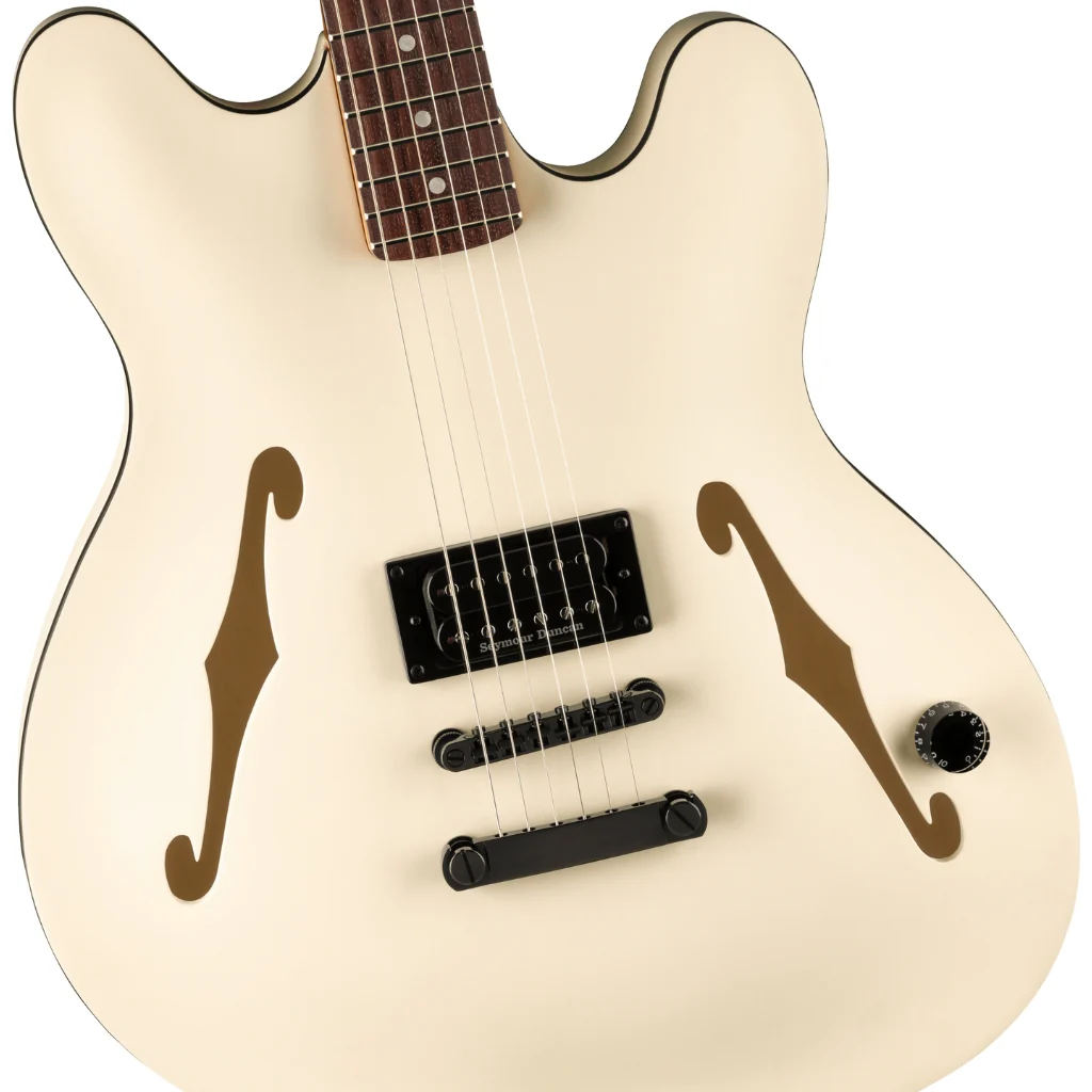 Fender Tom Delonge Starcaster in Satin Olympic White - Image 8