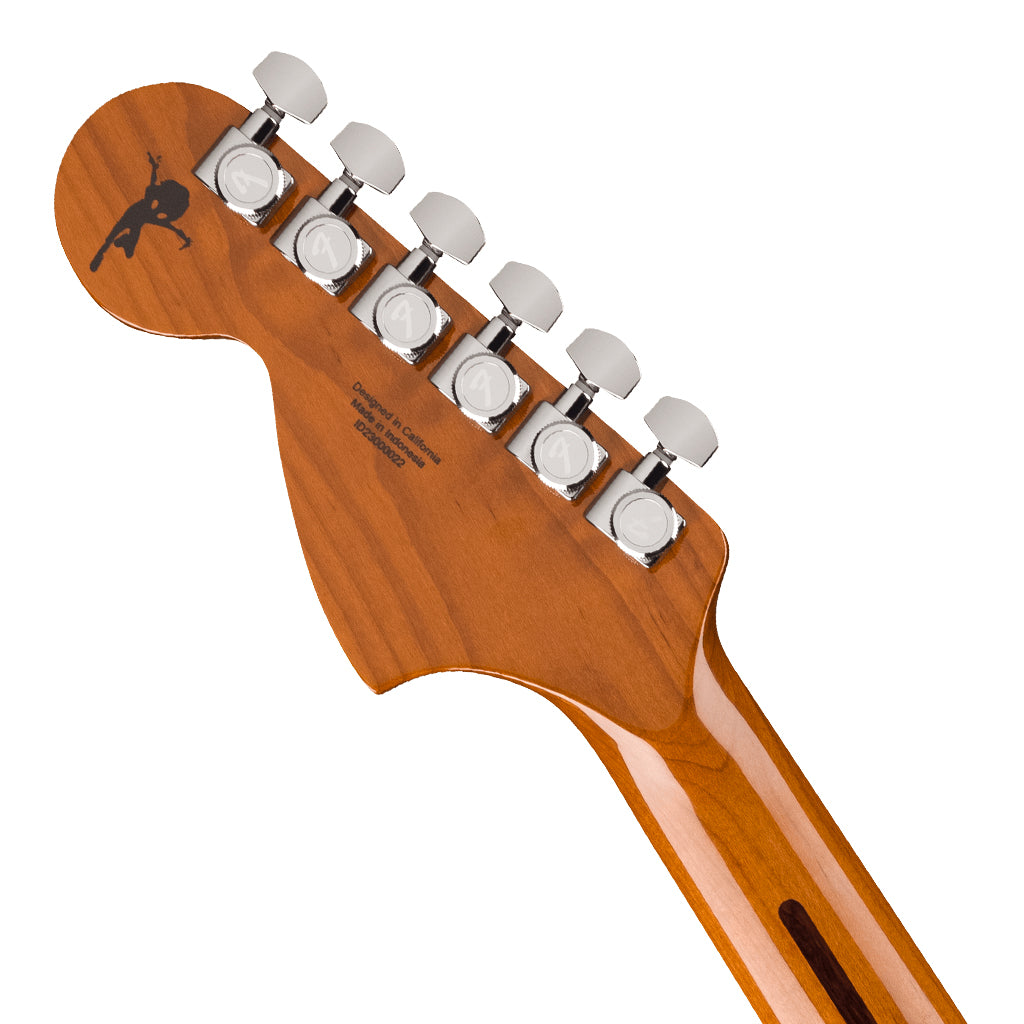 Fender Tom Delonge Starcaster in Satin Shoreline Gold - Image 5