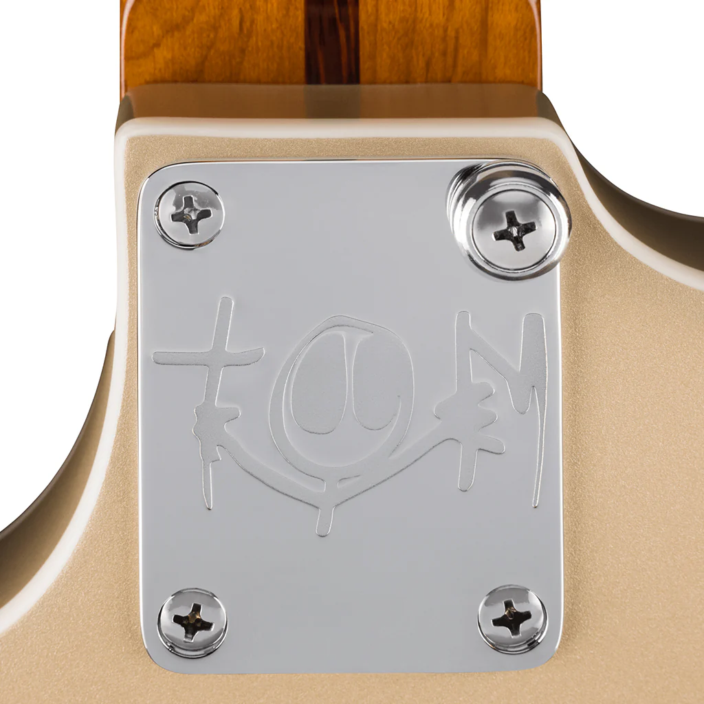 Fender Tom Delonge Starcaster in Satin Shoreline Gold - Image 6