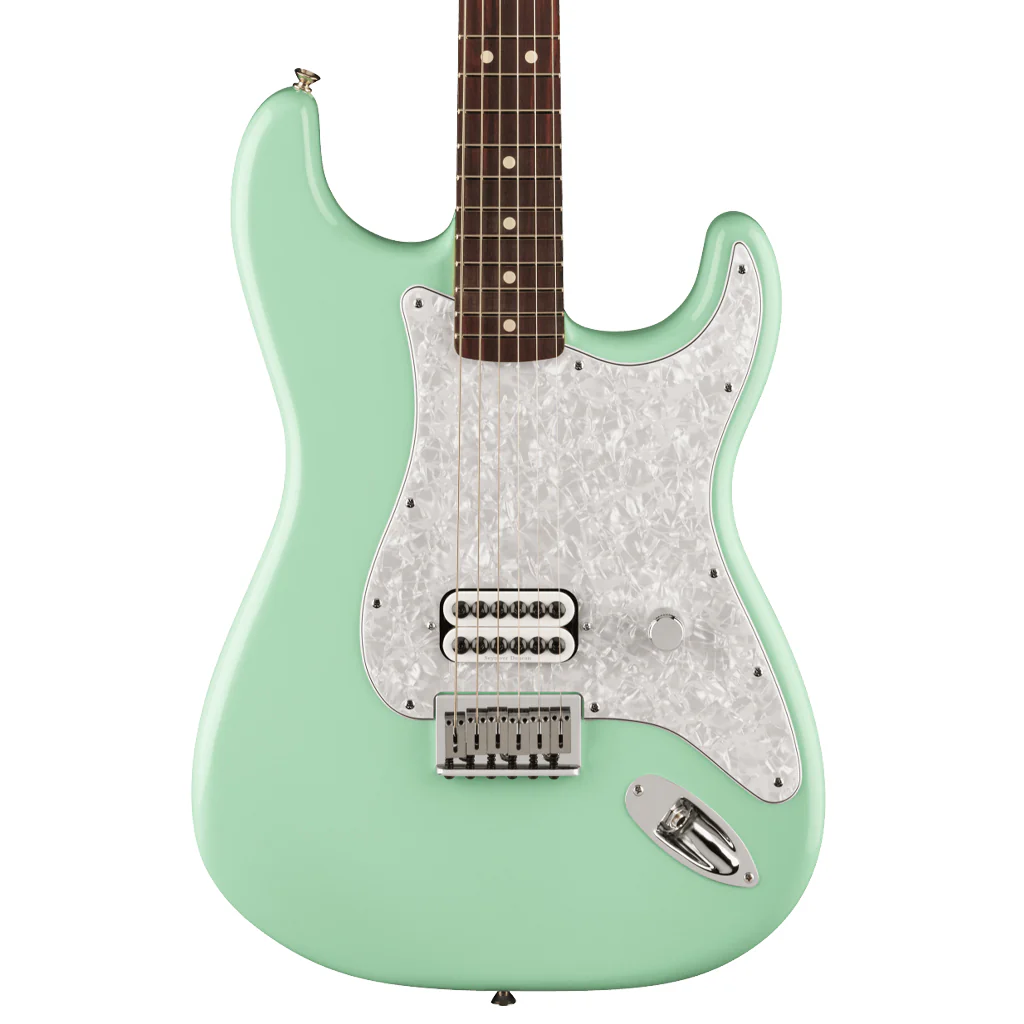 Fender Tom DeLonge Stratocaster Electric Guitar - Surf Green, Rosewood Fingerboard