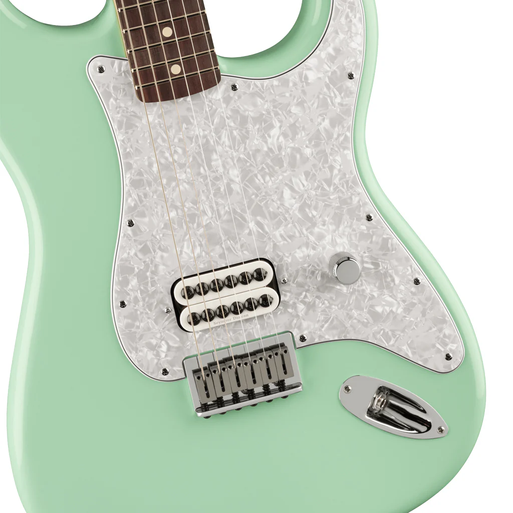 Fender Tom DeLonge Stratocaster Electric Guitar - Surf Green, Rosewood Fingerboard - Image 7