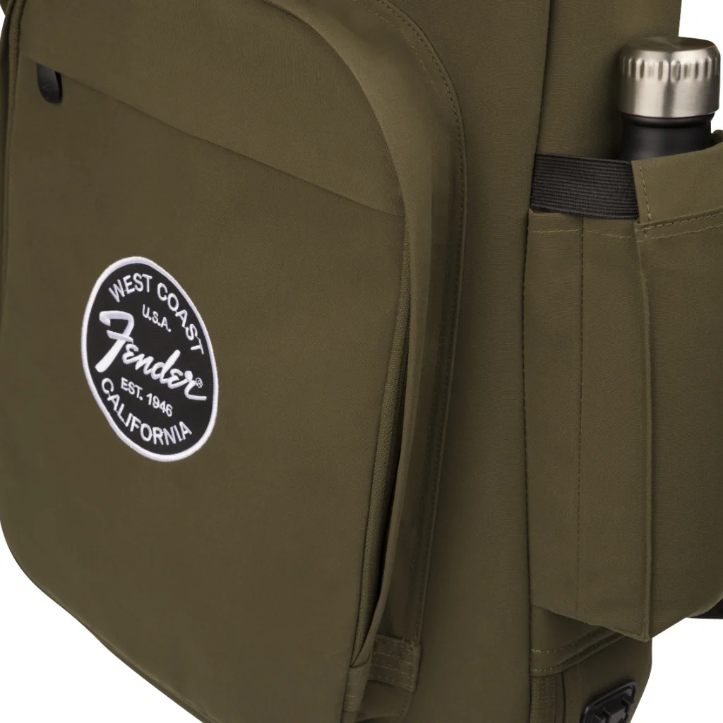 Fender Troubadour Electric Guitar Gig Bag - Olive - Image 3