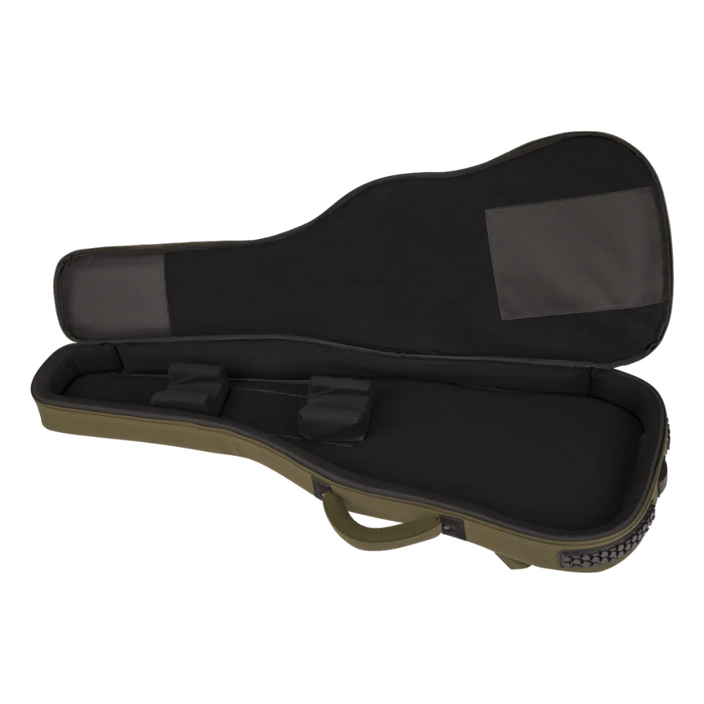Fender Troubadour Electric Guitar Gig Bag - Olive - Image 9