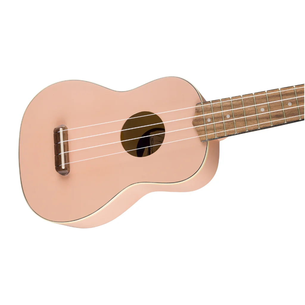 Fender Venice Soprano Ukulele - Shell Pink - Image 8
