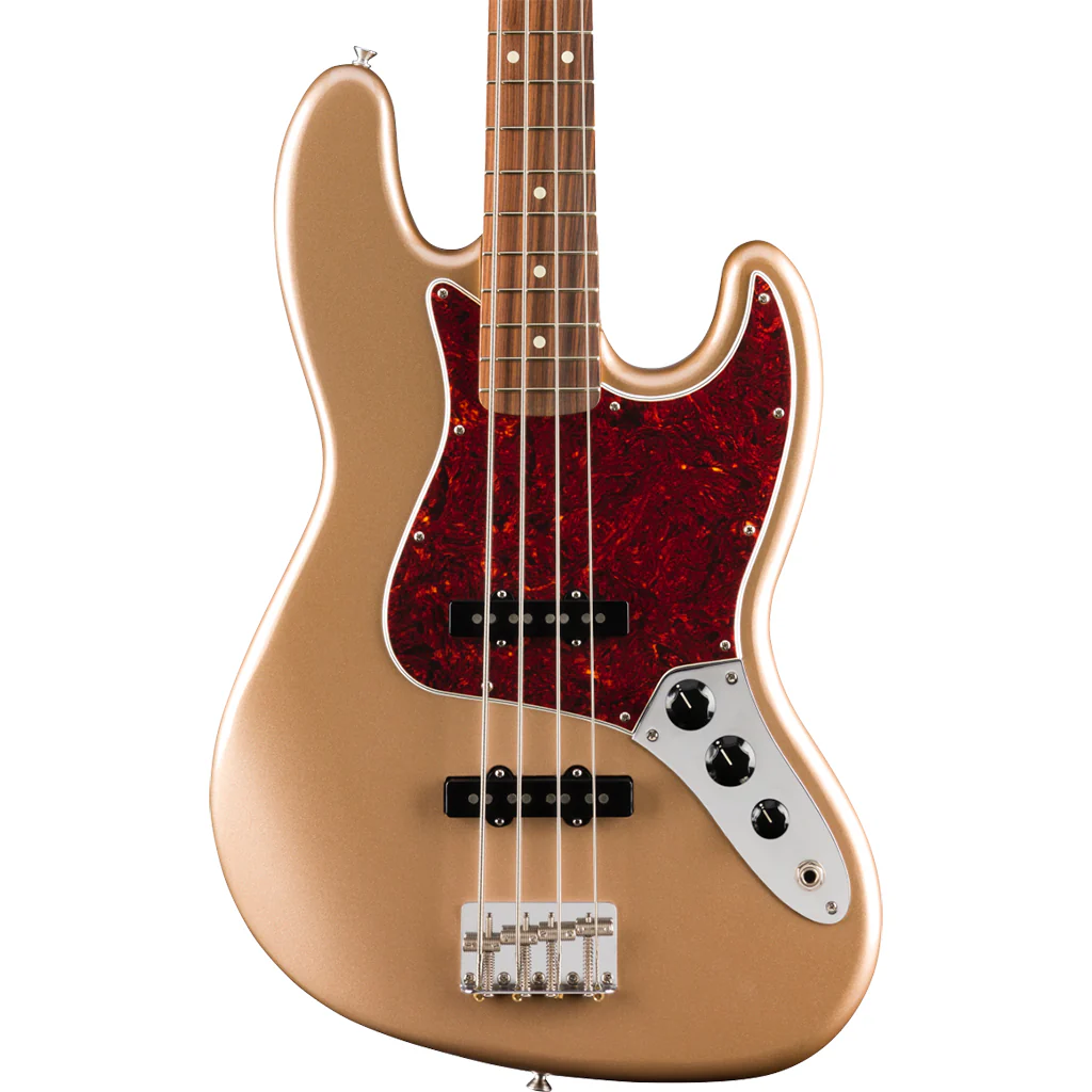 Fender Vintera 60s Jazz Bass Pau Ferro Fingerboard - Firemist Gold