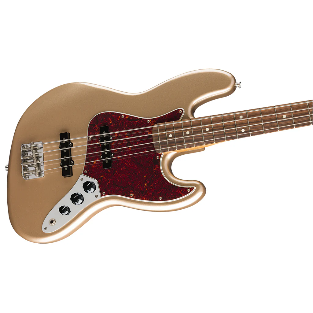 Fender Vintera 60s Jazz Bass Pau Ferro Fingerboard - Firemist Gold - Image 7