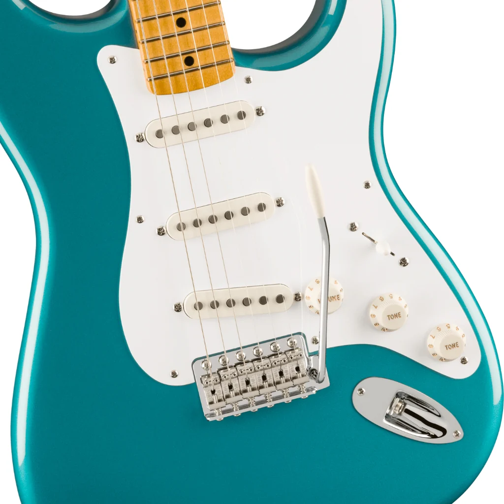 Fender Vintera II '50s Stratocaster Electric Guitar - Ocean Turquoise, Maple Fingerboard - Image 6
