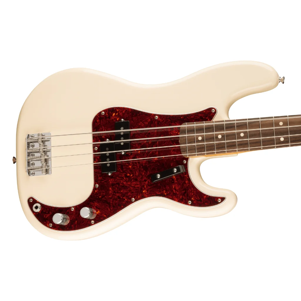 Fender Vintera II '60s Precision Bass, Rosewood Fingerboard, Olympic White - Image 6