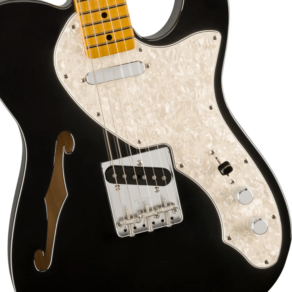 Fender Vintera II 60s Telecaster Thinline in Black - Image 7