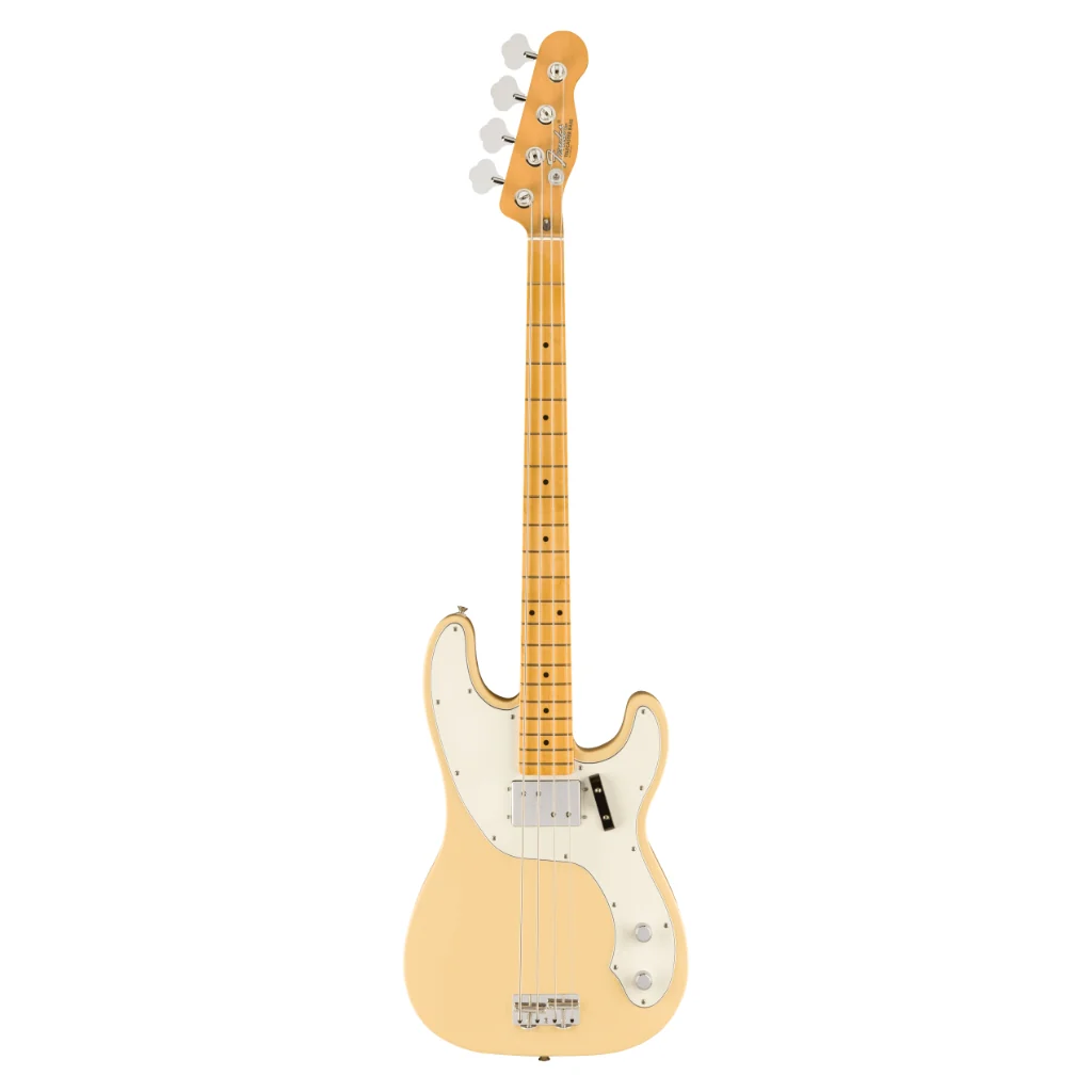 Fender Vintera II '70s Telecaster Bass, Maple Fingerboard, Vintage White - Image 2