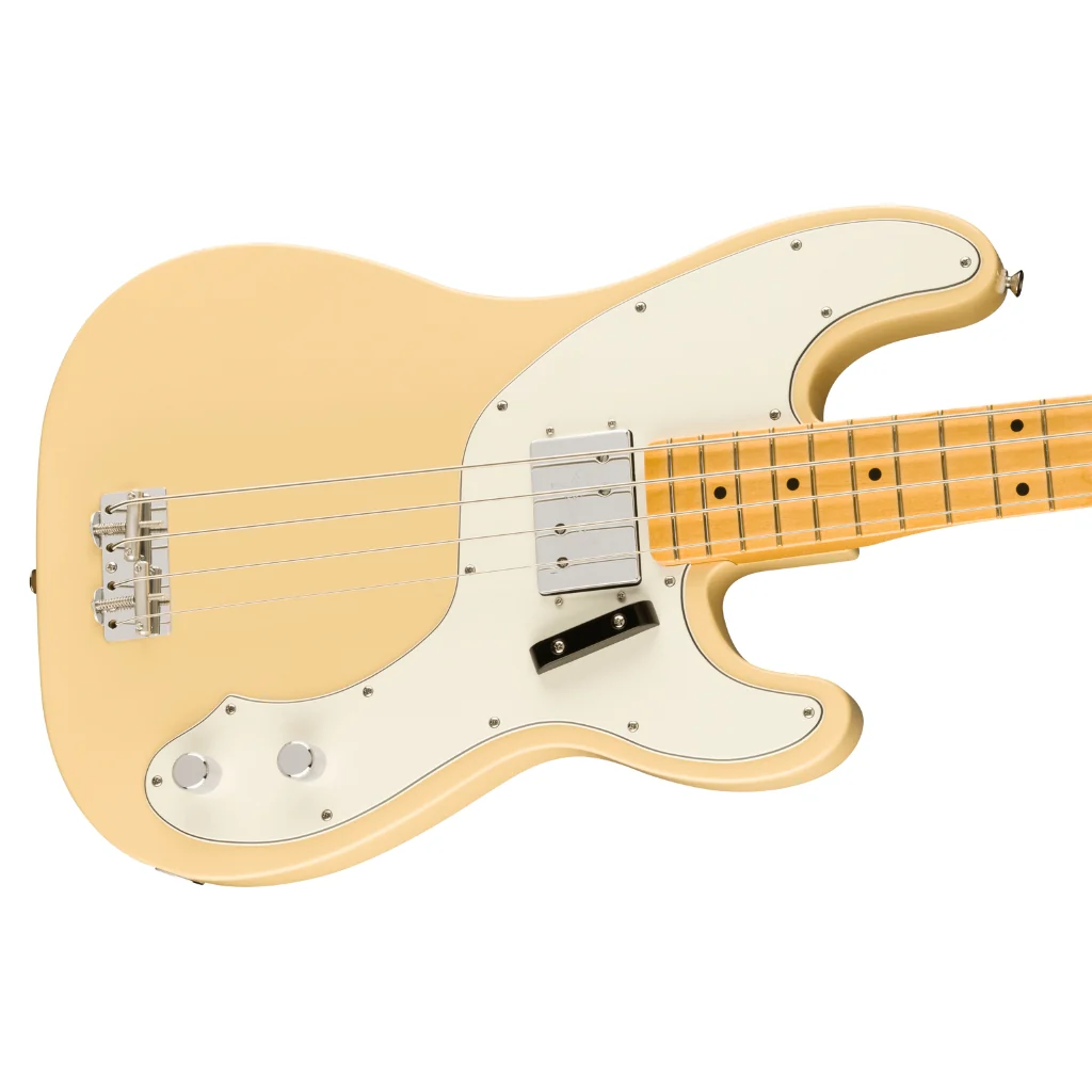 Fender Vintera II '70s Telecaster Bass, Maple Fingerboard, Vintage White - Image 7