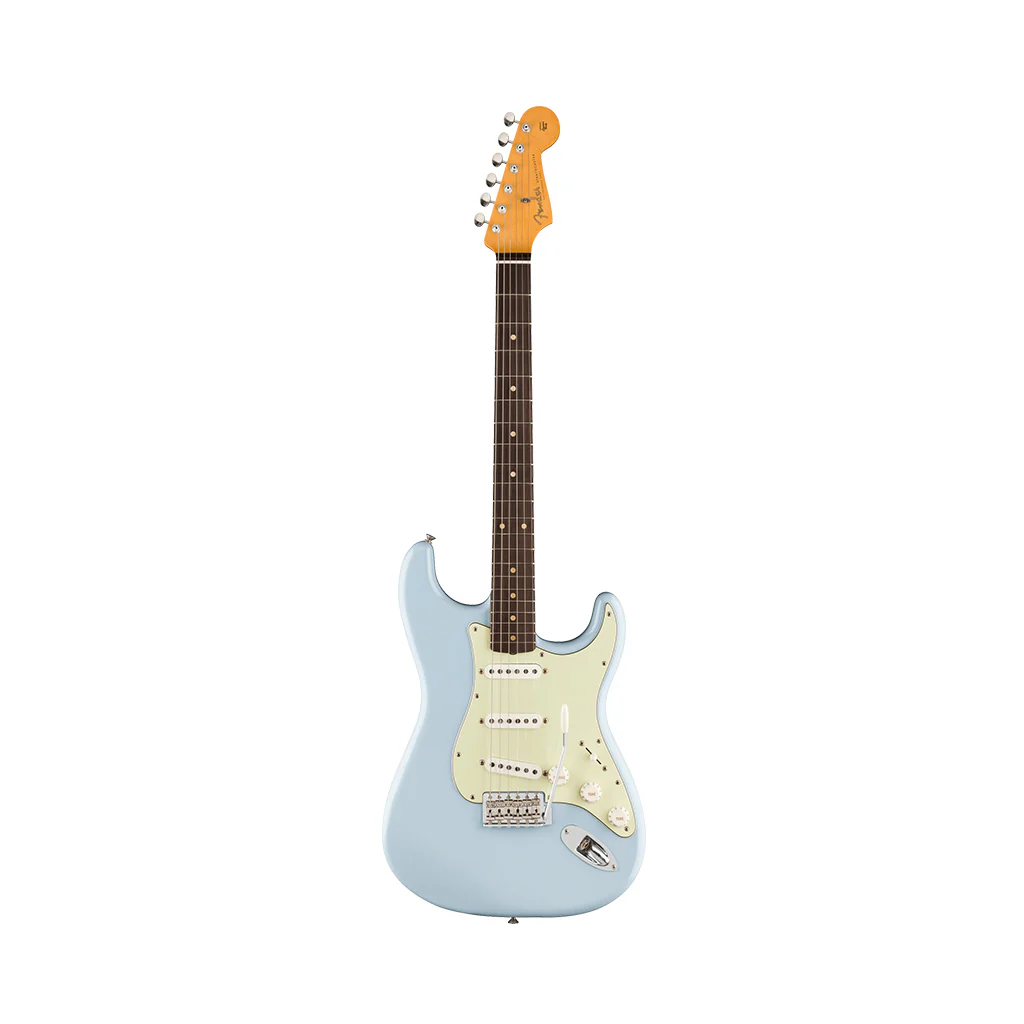 Fender Vintera II Road Worn '60s Stratocaster Limited Edition Electric Guitar - Sonic Blue - Image 3