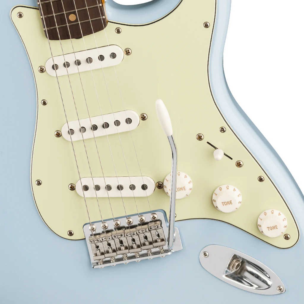 Fender Vintera II Road Worn '60s Stratocaster Limited Edition Electric Guitar - Sonic Blue - Image 7