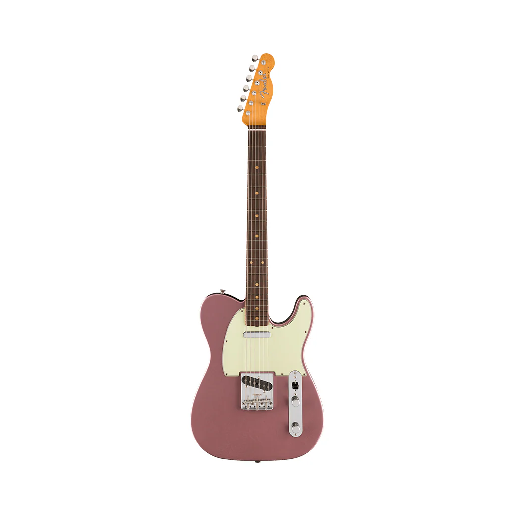 Fender Vintera II Road Worn 60s Telecaster Limited Edition Electric Guitar - Burgundy Mist Metallic - Image 3
