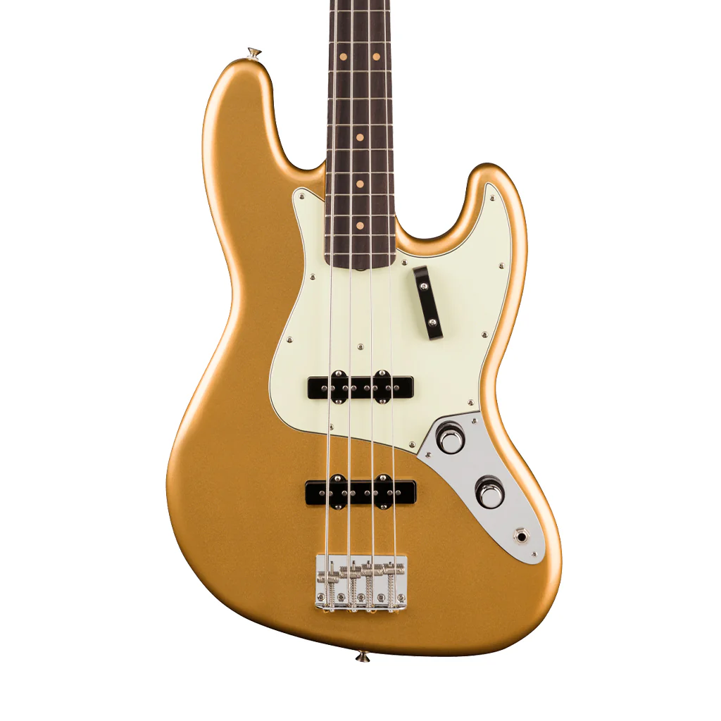 Fender Vintera III Early 60s Jazz Bass Rosewood Bass Guitar - Aztec Gold