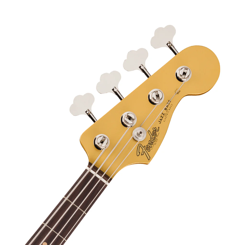 Fender Vintera III Early 60s Jazz Bass Rosewood Bass Guitar - Aztec Gold - Image 5