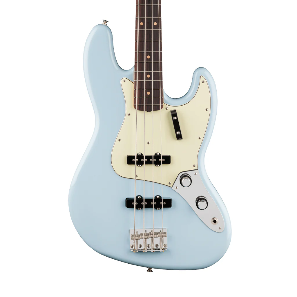 Fender Vintera III Early 60s Jazz Bass Rosewood Bass Guitar - Sonic Blue