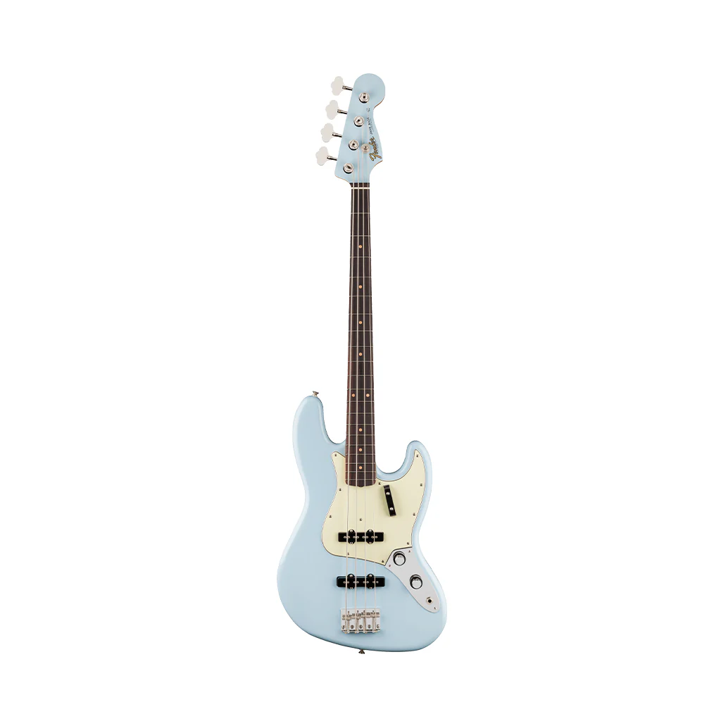 Fender Vintera III Early 60s Jazz Bass Rosewood Bass Guitar - Sonic Blue - Image 3