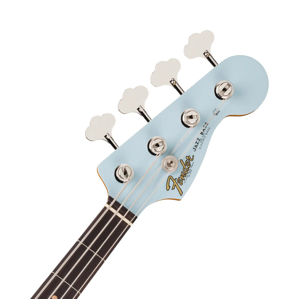 Fender Vintera III Early 60s Jazz Bass Rosewood Bass Guitar - Sonic Blue - Image 5