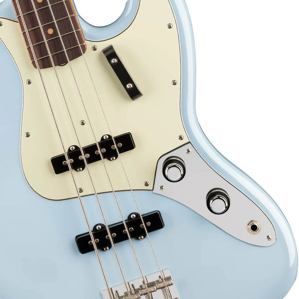 Fender Vintera III Early 60s Jazz Bass Rosewood Bass Guitar - Sonic Blue - Image 7