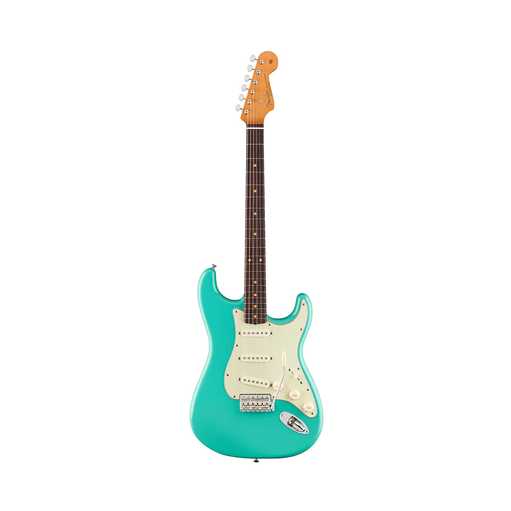 Fender Vintera III Early 60s Stratocaster Rosewood Electric Guitar - Seafoam Green - Image 3
