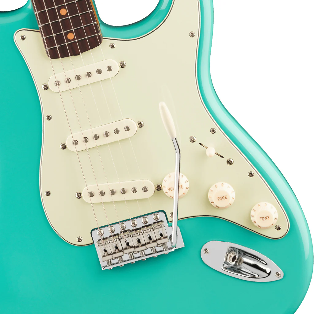Fender Vintera III Early 60s Stratocaster Rosewood Electric Guitar - Seafoam Green - Image 7