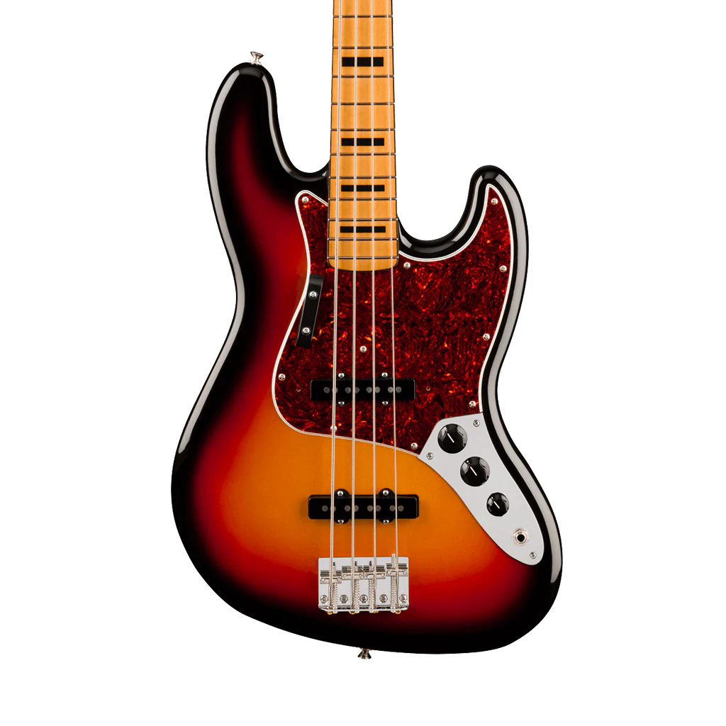 Fender Vintera III Early 70s Jazz Bass Maple Bass Guitar - 3-Color Sunburst