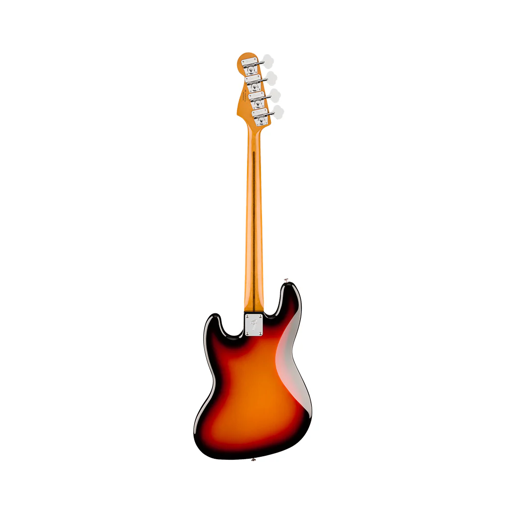 Fender Vintera III Early 70s Jazz Bass Maple Bass Guitar - 3-Color Sunburst - Image 4