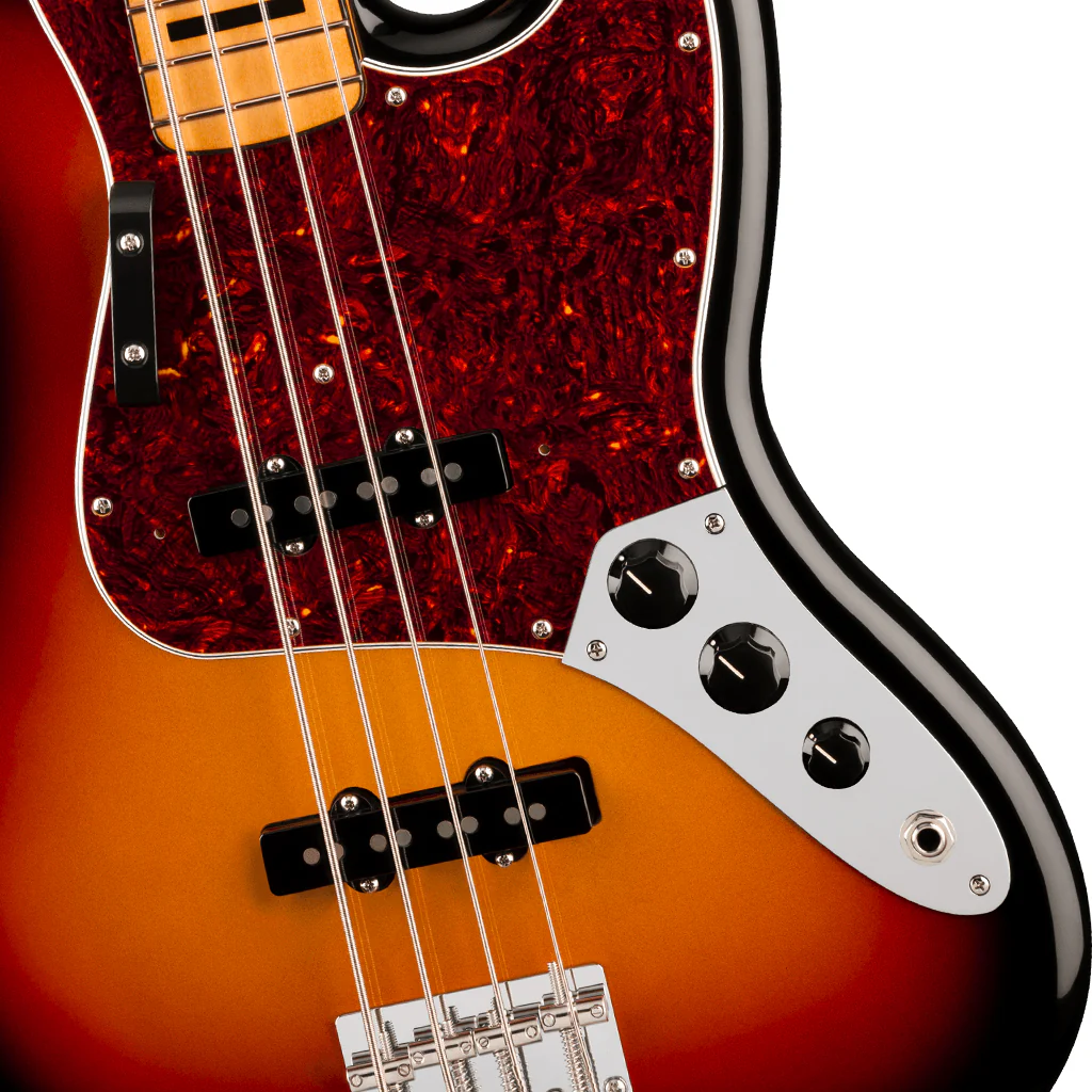 Fender Vintera III Early 70s Jazz Bass Maple Bass Guitar - 3-Color Sunburst - Image 7