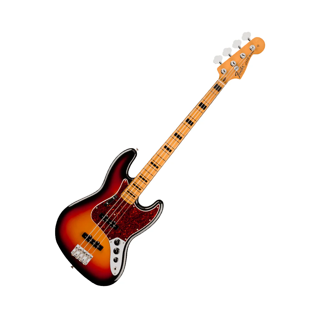 Fender Vintera III Early 70s Jazz Bass Maple Bass Guitar - 3-Color Sunburst - Image 8