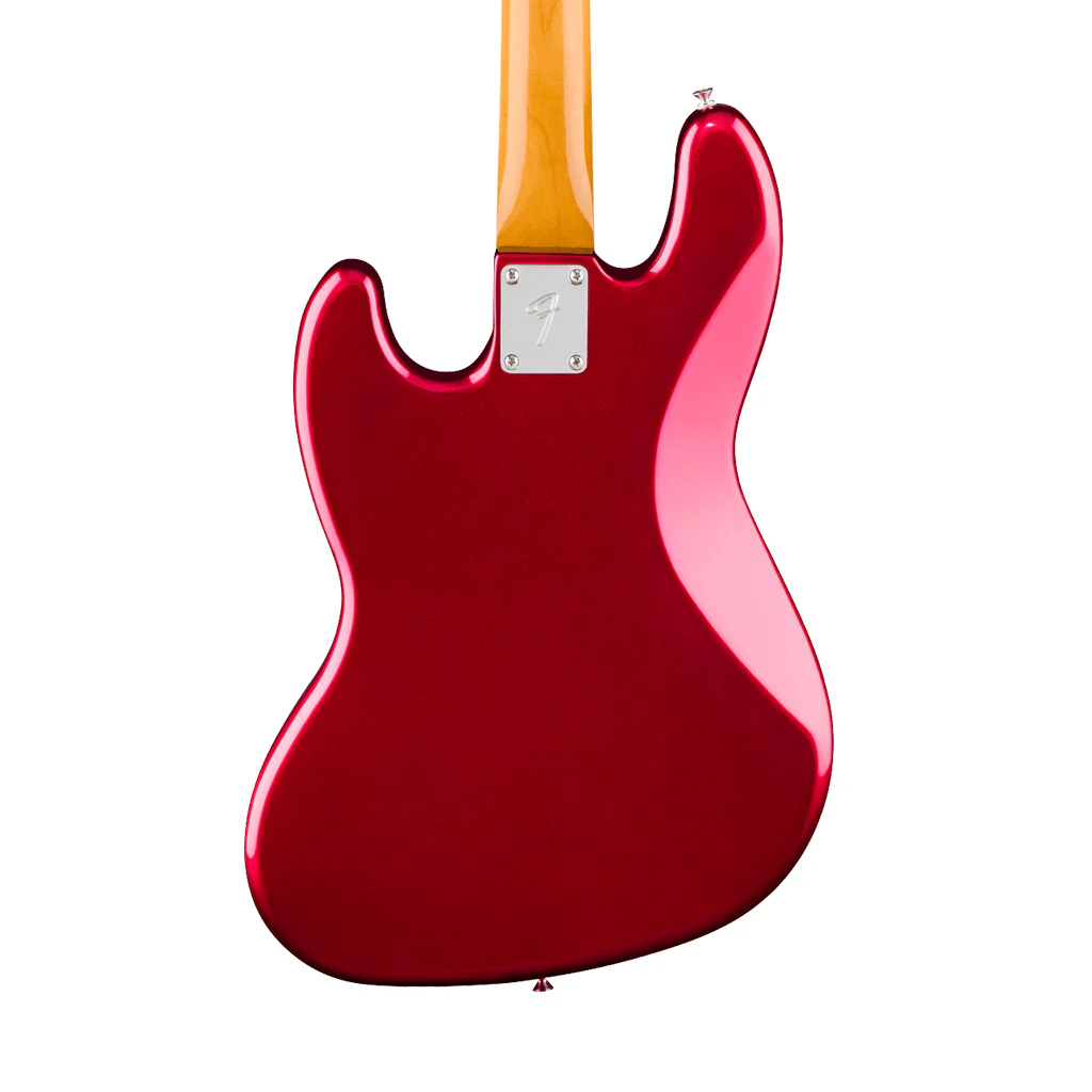Fender Vintera III Early 70s Jazz Bass Rosewood Bass Guitar - Candy Apple Red - Image 2