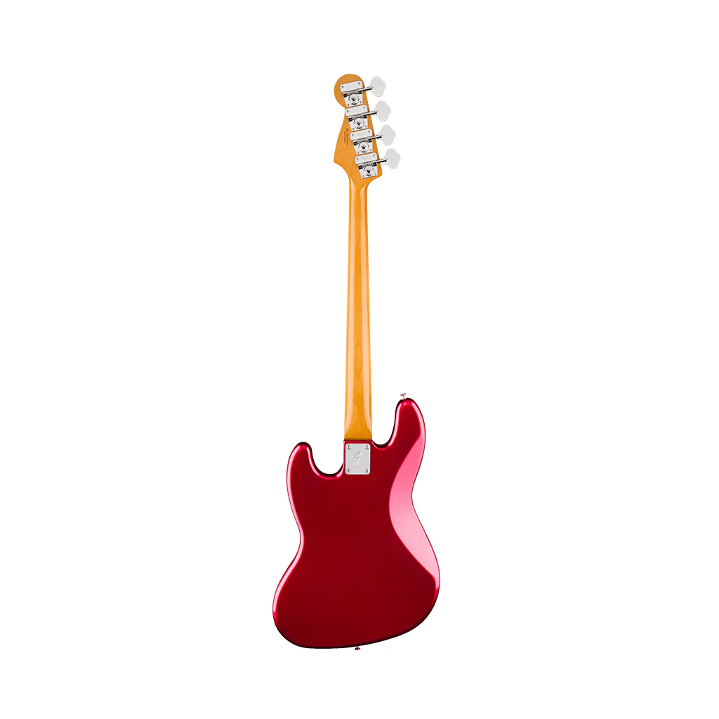 Fender Vintera III Early 70s Jazz Bass Rosewood Bass Guitar - Candy Apple Red - Image 4