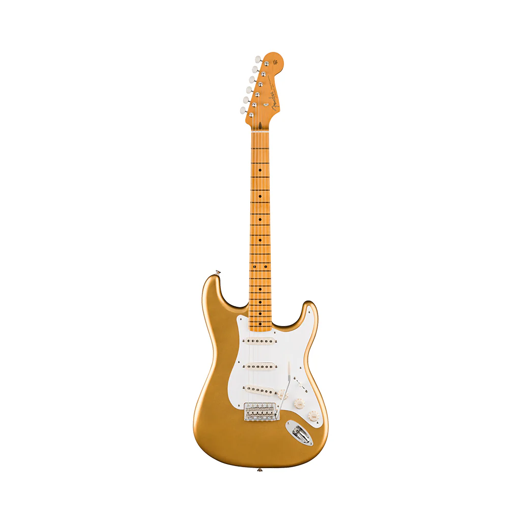 Fender Vintera III Late 50s Stratocaster Maple Electric Guitar - Aztec Gold - Image 3