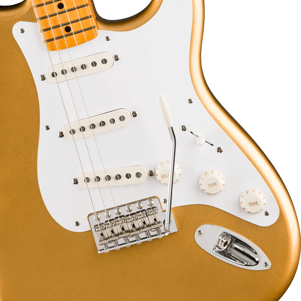 Fender Vintera III Late 50s Stratocaster Maple Electric Guitar - Aztec Gold - Image 7