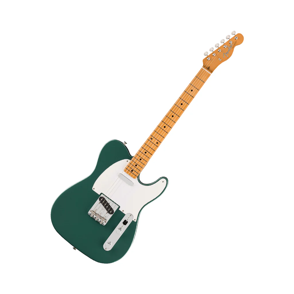 Fender Vintera III Late 50s Telecaster Maple Electric Guitar - Sherwood Green Metallic - Image 8