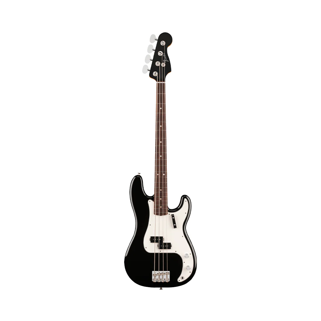 Fender Vintera III Late 60s Precision Bass Rosewood Bass Guitar - Black - Image 3