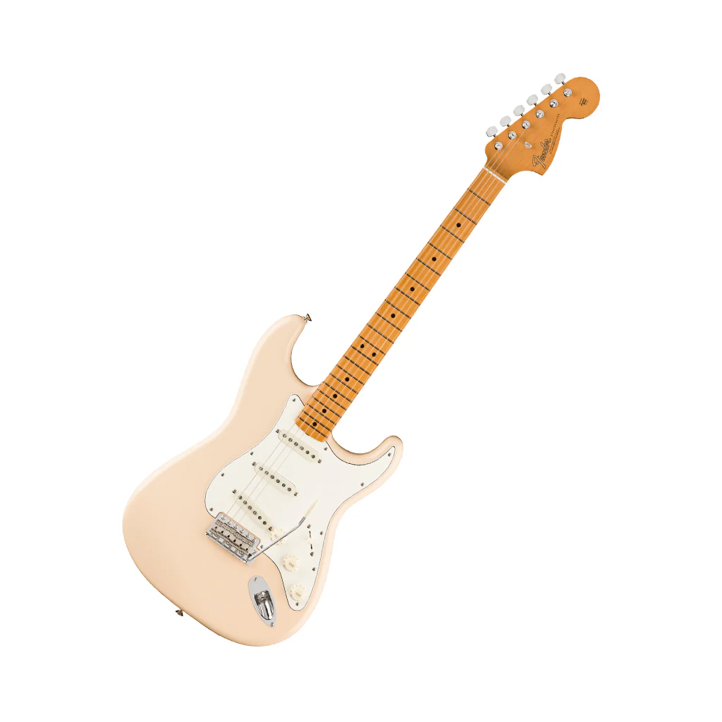 Fender Vintera III Late 60s Stratocaster Maple Electric Guitar - Olympic White - Image 8