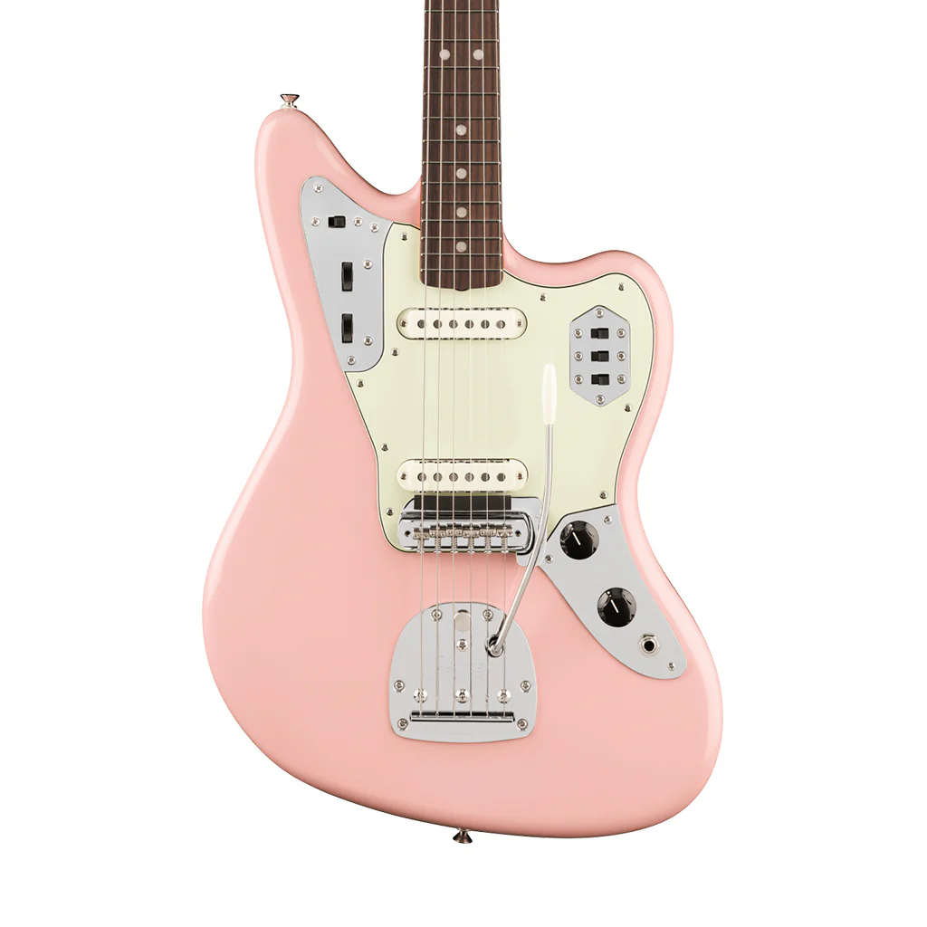 Fender Vintera III Mid 60s Jaguar Rosewood Electric Guitar - Shell Pink
