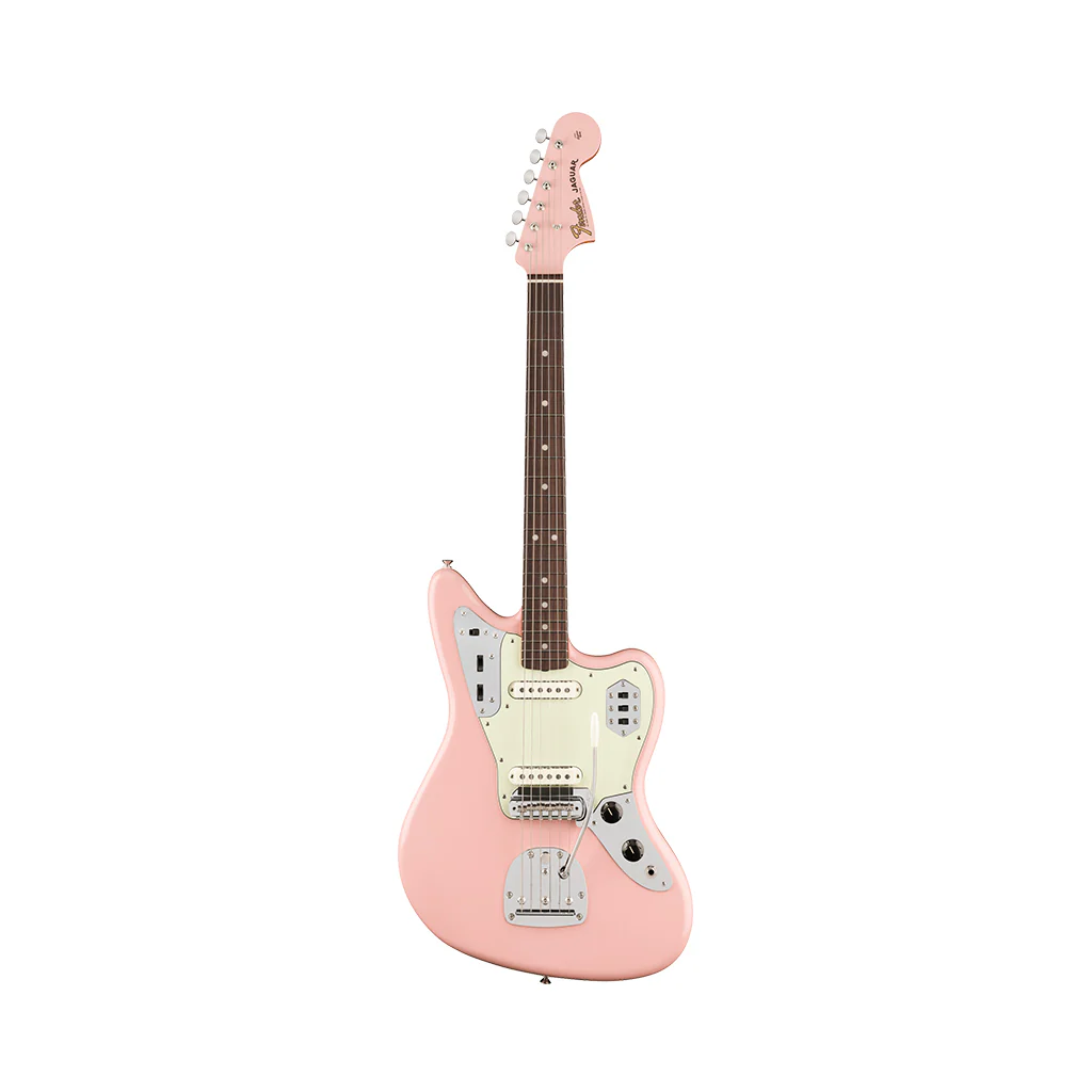 Fender Vintera III Mid 60s Jaguar Rosewood Electric Guitar - Shell Pink - Image 3