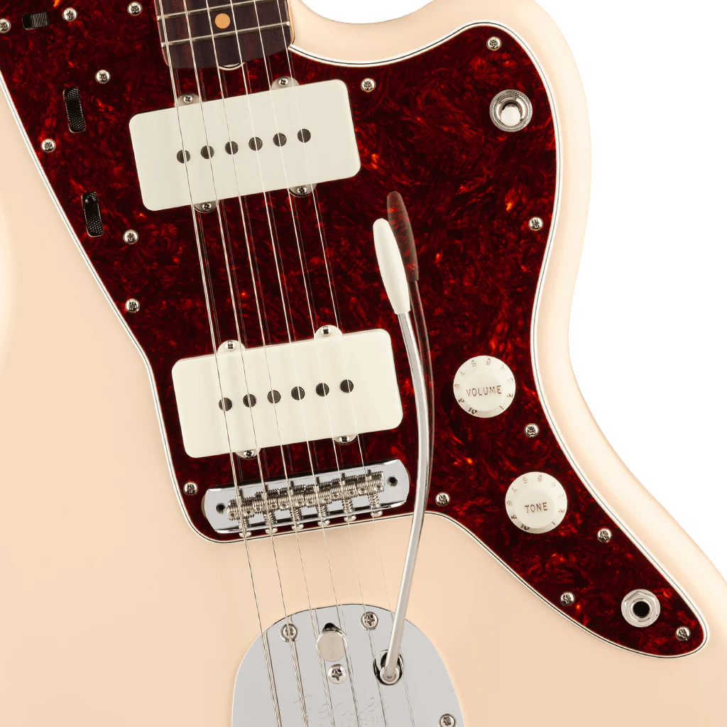 Fender Vintera III Mid 60s Jazzmaster Rosewood Electric Guitar - Olympic White - Image 7