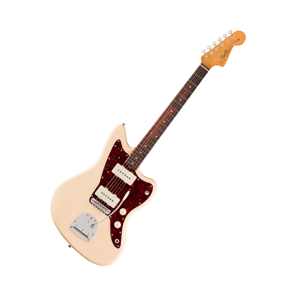 Fender Vintera III Mid 60s Jazzmaster Rosewood Electric Guitar - Olympic White - Image 8