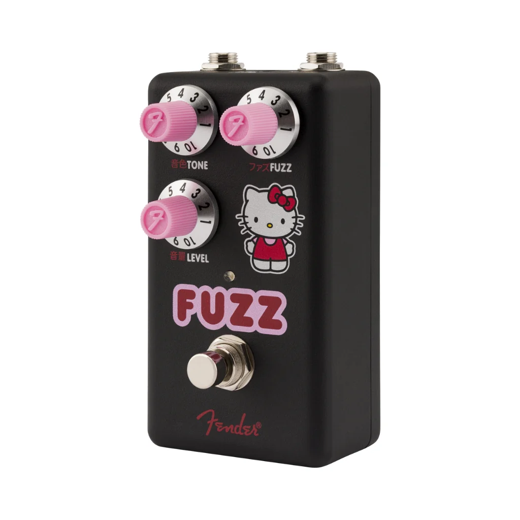 Fender x Hello Kitty Black Fuzz Guitar Pedal - Image 3