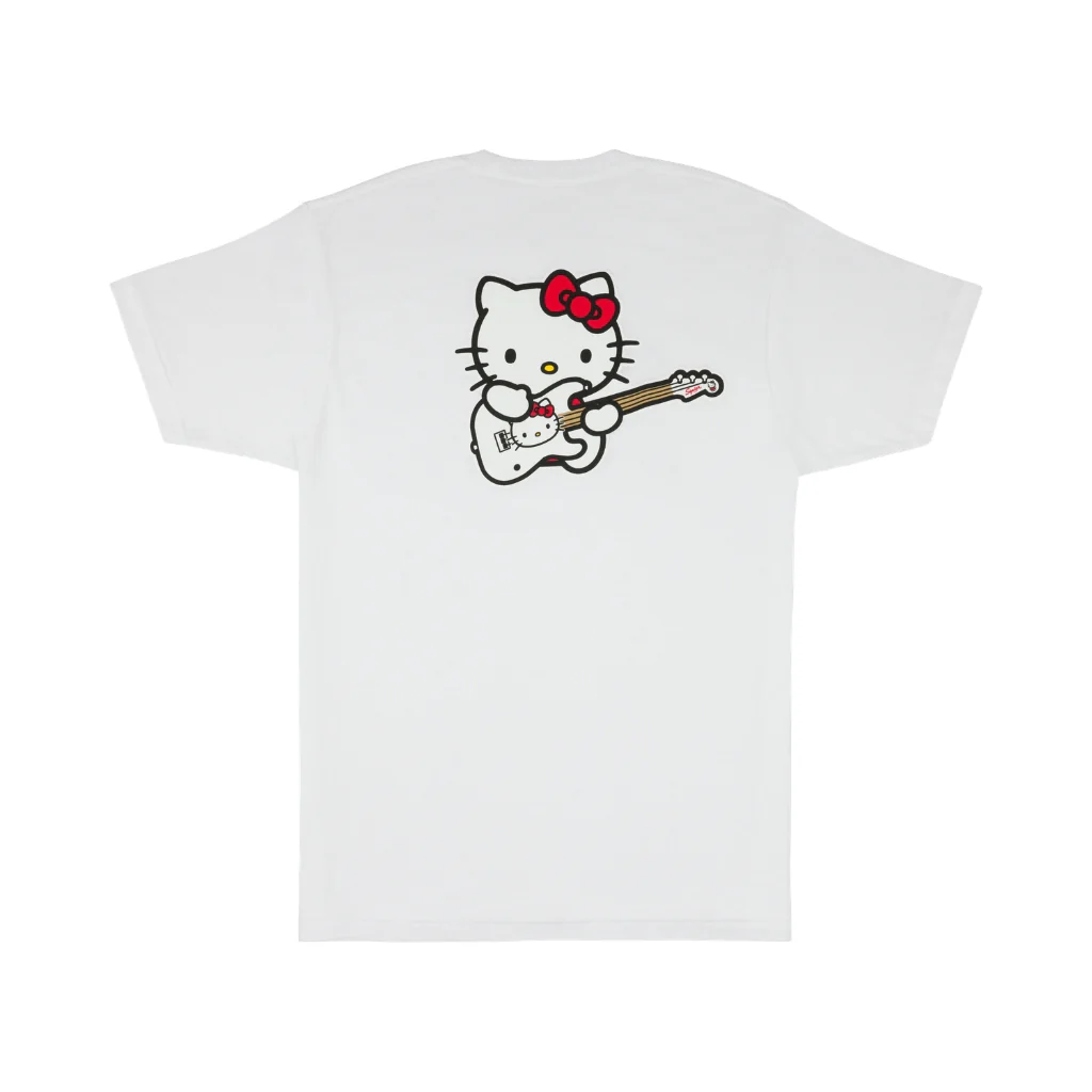 Fender x Hello Kitty Logo Tee - XL, White - Image 2